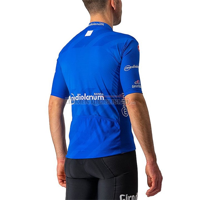 Abbigliamento Ciclismo Giro d'Italia Manica Corta 2021 Blu